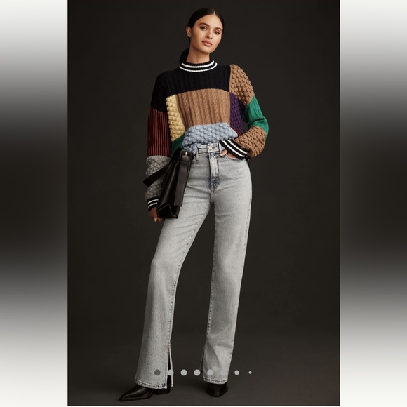 Good American Blue Straight Leg Jeans - Picture 2 of 11